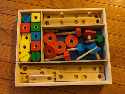 Melissa & Doug Wooden Constriction Play Set, View more