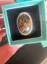 Brown Turquoise ring