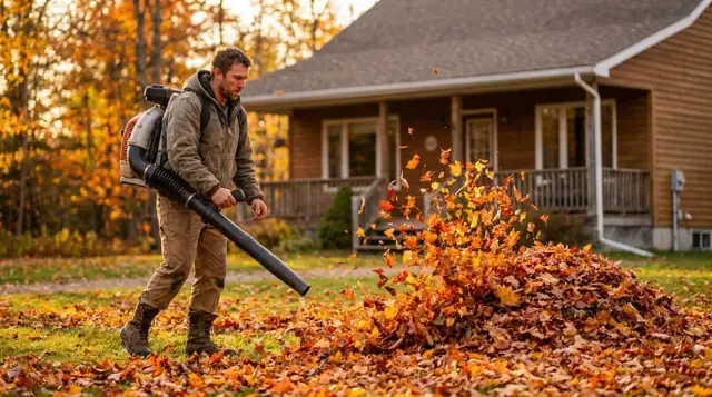 Leaf Cleanup Brampton – From $50 | Front & Backyard
