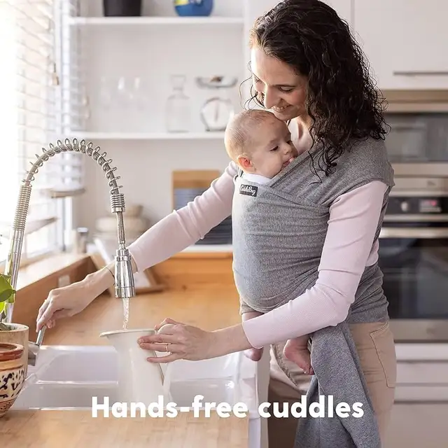 CuddleBug Baby Wrap - Hands-Free Baby Carrier in Strollers, Carriers & Car Seats in Markham / York Region - Image 8