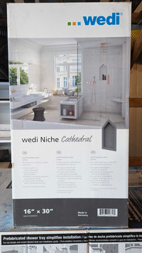 Wedi Shower Niche - Cathedral Shape