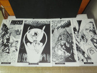 Batman and New Titans Comic Book Art Prints by George Perez