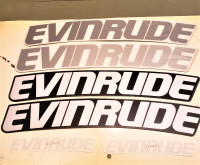 EVINRUDE OUTBOARD MOTOR DECALS [STICKERS]