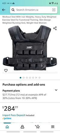 MVRK 35 lbs weighted vest