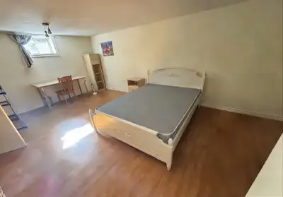 Available now. I am renting out one super big bedroom on the semi-basement of my house in Etobicoke...