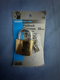 Hardened Padlock with Key (New)
