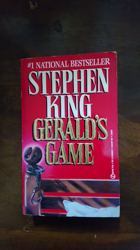 Gerald's Game by Stephen King dans Ouvrages de fiction  à Ville de Montréal