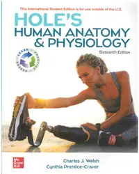 Hole's Human Anatomy & Physiology 16th Edition 9781260598186