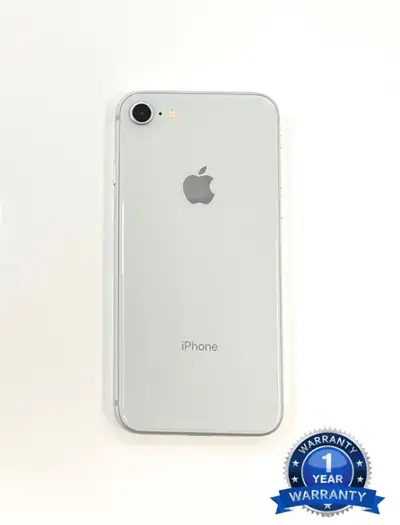UNLOCKED iPhone 8 (64GB) GB With 1 Year Warranty !!!
