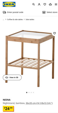 IKEA beside table