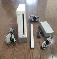 Wii Console + Leads (excellent condition)