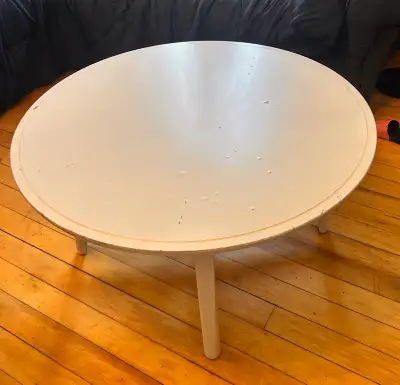 Round White Coffee Table - IKEA, View more