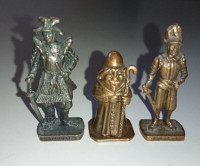 Kinder Surprise Miniature Copper Figurines