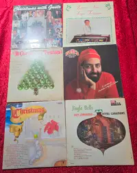 6 vinyles de Noël à vendre 