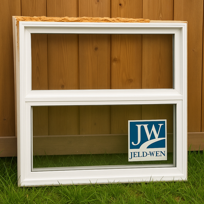 JELD-WEN White Vinyl Sliding Window, View more
