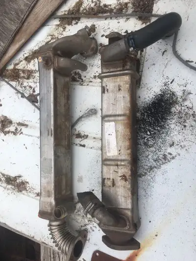 stainless steel water cooled manifolds and muffler off water craft 75$ ea
