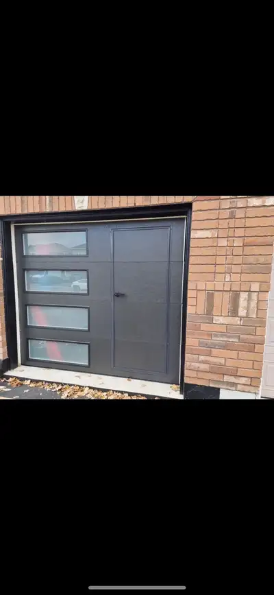 Garage door with man door , View more