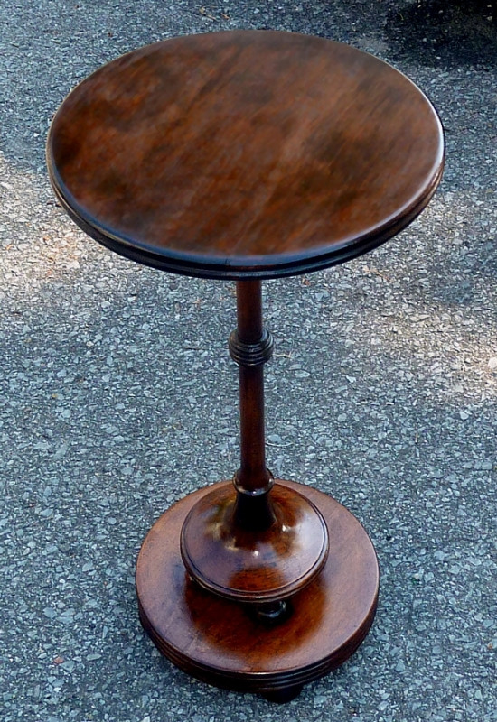 Vintage Trumpet-base Side Table NEW PRICE in Home Décor & Accents in Kingston - Image 3