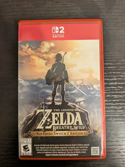 Legend of Zelda breath of the wild Nintendo switch 2 edition, View more