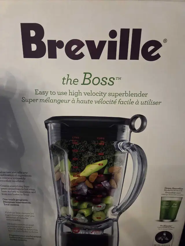 Blender Breville BOSS in Processors, Blenders & Juicers in Mississauga / Peel Region - Image 4