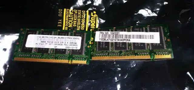 Old RAM (DRAM) – SDRAM, DDR, DDR2 from $5.00 in System Components in Mississauga / Peel Region - Image 3