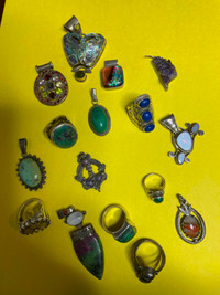 vintage rings ,pendants