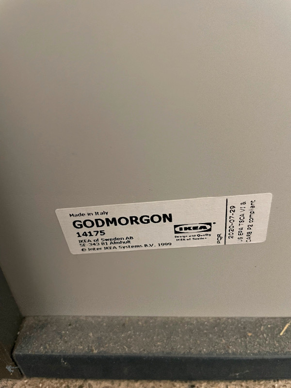 IKEA Godmorgon Bathroom Cabinet, New, Dark Grey #204.812.20 in Bookcases & Shelving Units in London - Image 4