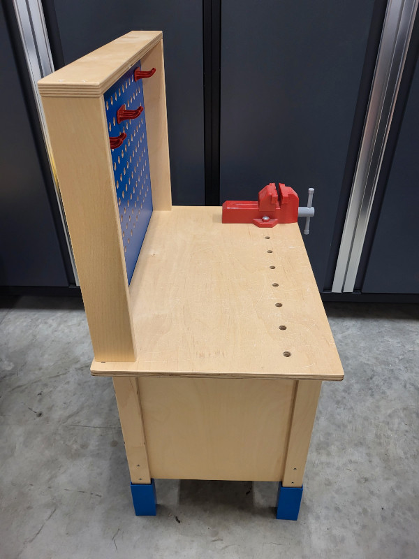 IKEA Duktig Wooden Tool Bench for kids in Toys & Games in Red Deer - Image 4