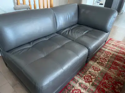 Chateau D'Ax Sectional Leather Sofa, View more