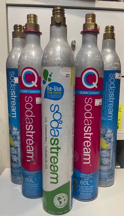 SodaStream CO2 Beverage Grade Gas **RE-FILLS**, View more
