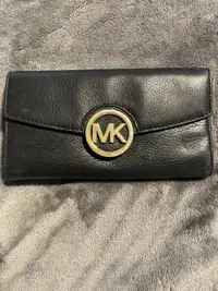 Black leather Michael Kors Wallet