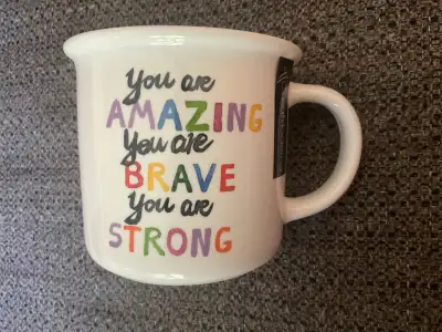Inspirational mug (new with sticker attached), View more
