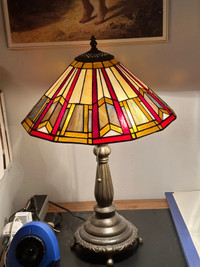Tiffany Style Mission Table Lamps Baroque Stained Glass 