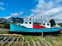 35 foot fiberglass cape island boat.