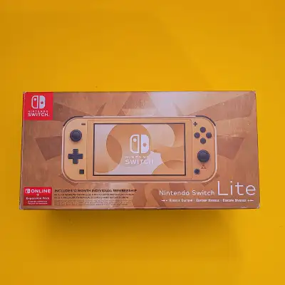 Switch Lite Zelda Hyrule Edition + Box, View more