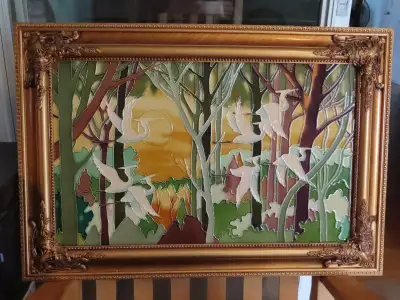 Raised glass painting, View more