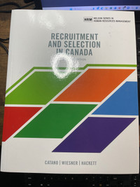  Recruitment and selection in Canada seventh edition