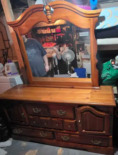 Dresser with removable mirror , View more