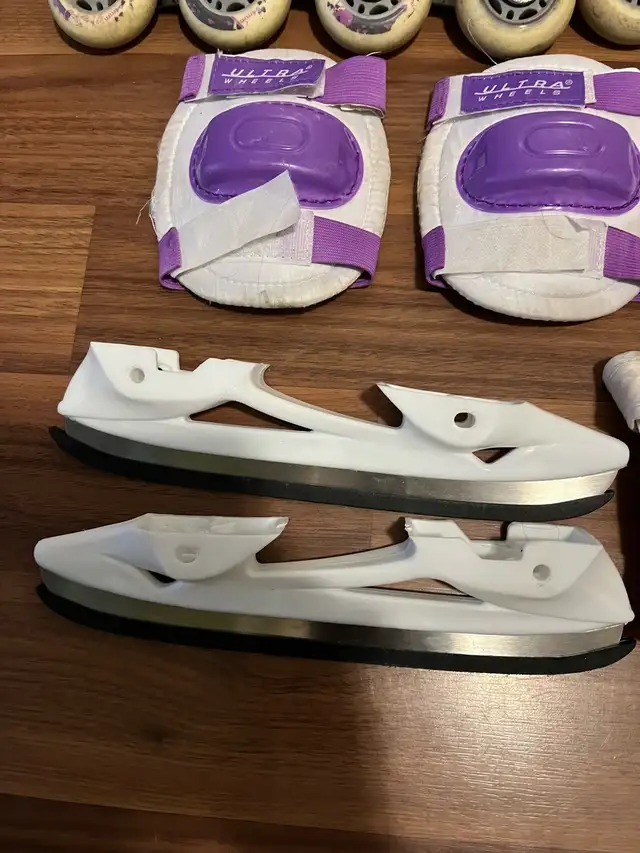 ice skates/ roller skate combo in Skates & Blades in Calgary - Image 3