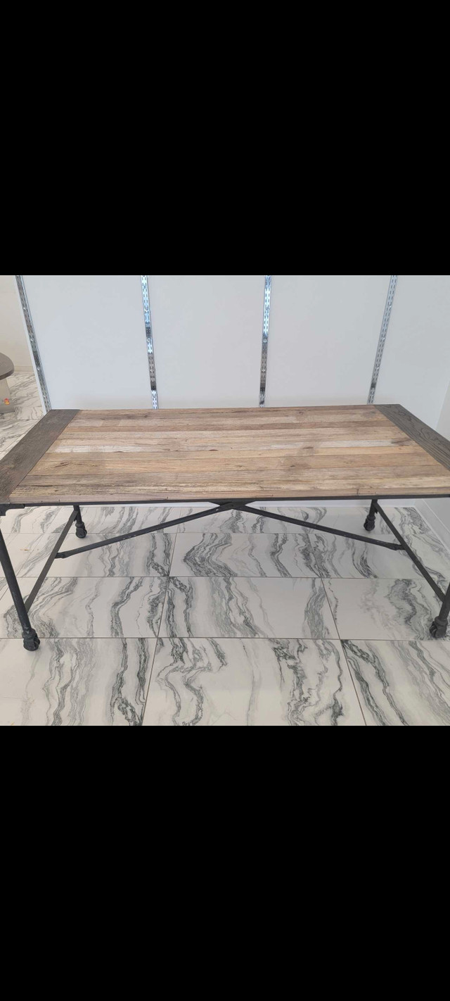 Restoration Hardware Flatiron Dining Table in Dining Tables & Sets in Grande Prairie