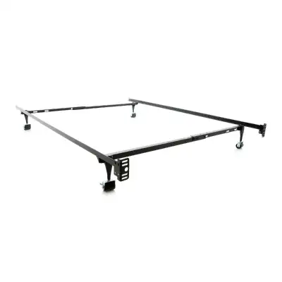 Free metal bed frame for queen bed. Pick up Northside.