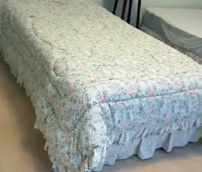 JESSICA McCLINTOCK TWIN BED COMFORTER, SKIRT & SHAM DREAM GARDEN, View more