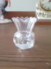 crystal toothpick holder