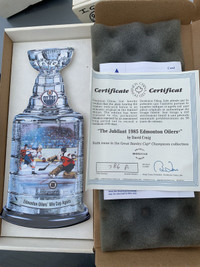 Edmonton Oilers 1998 Numbered Stanley Cup Ceramic Showcase 305