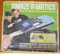 1970 Amaze-a-matics Buick and Chrysler toy cars "with a brain"