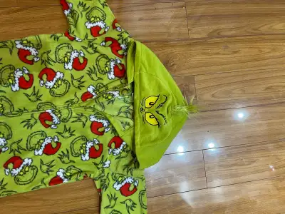 grinch onesie/pyjamas CAN DELIVER , View more
