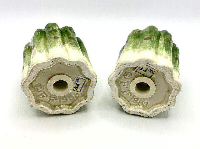 Fitz and Floyd "Asparagus" Salt & Pepper Shakers – Mint in Kitchen & Dining Wares in Corner Brook - Image 2