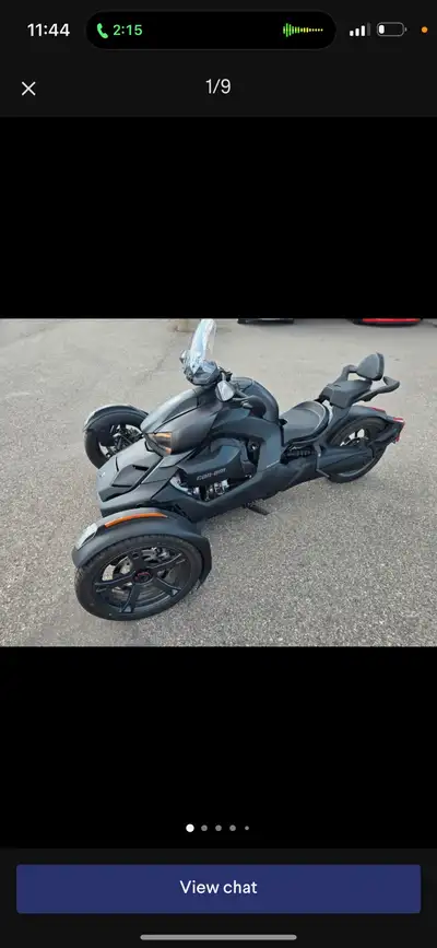 2019 can am Ryker 900cc. Black on black with 11000km New front tires, new rear tire included, also c...