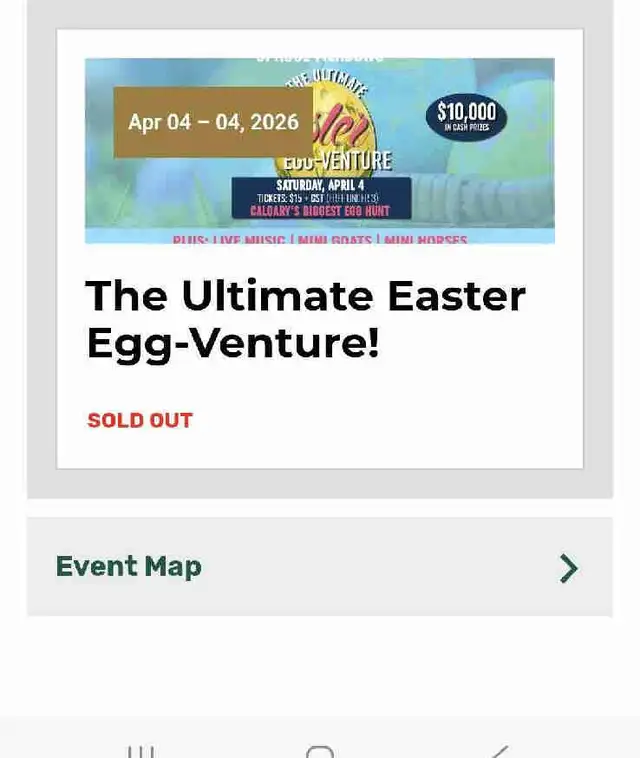 Spruce Meadows Easter ticket needed...417524695602319360