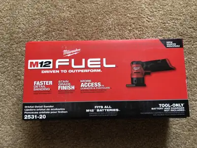 Milwaukee M12 orbital detail sander ⛑️⛑️(BARE TOOL)⛑️⛑️, View more
